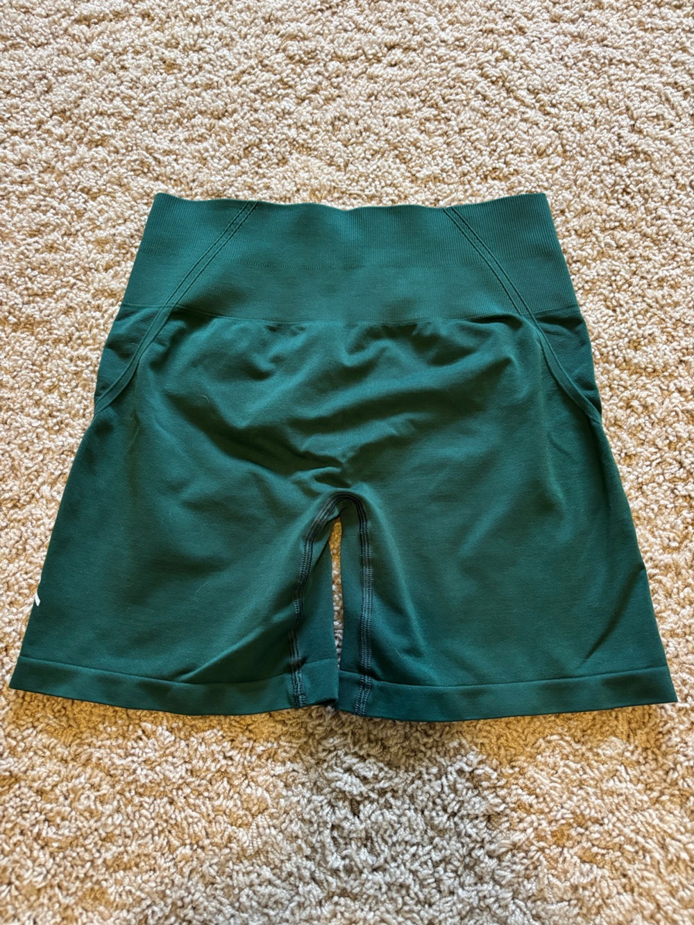 next Forest Green High-Waist Athletic Shorts